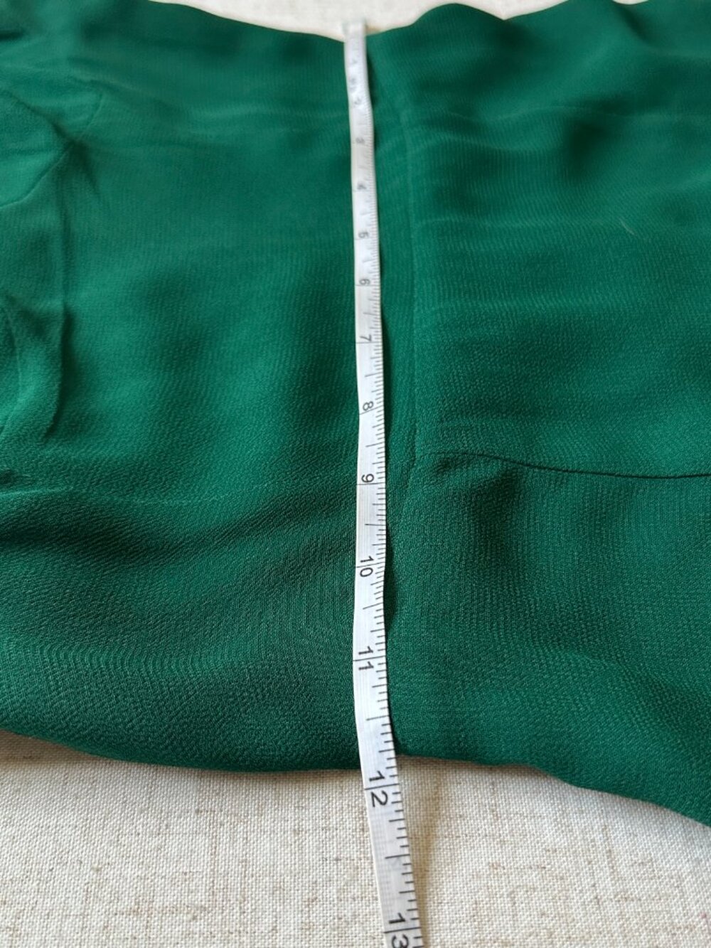 Reformation Juliette Midi Dress Emerald Green 2 - Picture 8 of 9